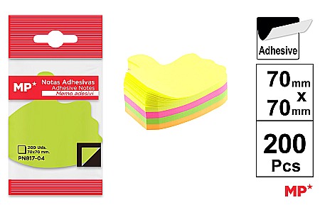 Notite autoadezive - POST IT IPB 70*70MM 200/SET PALMA PN817-04