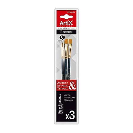 Pensule scolare set - PENSULE IPB PROFESIONALE VF.SINTETIC 3/SET NR.0,6,8 PP393-01