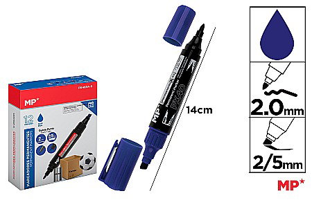 Bic/ IPB - MARKER PERMANENT IPB 2 CAPETE ALBASTRU PE463A-S