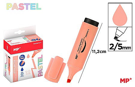 Textmarkere copii - TEXTMARKER IPB PORTOCALIU PASTEL PE505NC-S