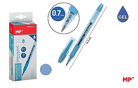 Pixuri cu gel - PIX GEL IPB 0.7MM ALBASTRU DESCHIS PE225AC-S