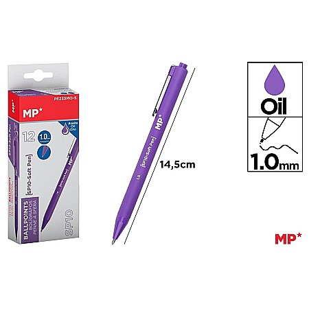 Pixuri cu gel - PIX CU GEL IPB PE BAZA DE ULEI 1.0MM VIOLET PE233MO-S