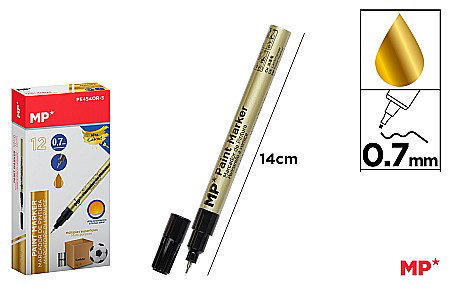 Marker cu vopsea - MARKER VOPSEA IPB 0.7MM AURIU PE454OR-S