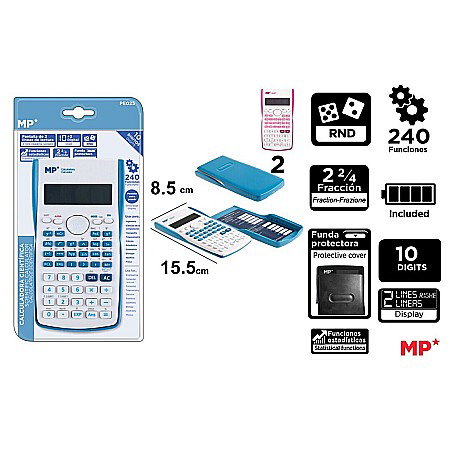 APARATURĂ ȘI PRODUSE DE BIROU - CALCULATOR STIINTIFIC IPB 10DIG DIVERSE CULORI PE025