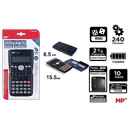 APARATURĂ ȘI PRODUSE DE BIROU - CALCULATOR STIINTIFIC IPB 10DIG NEGRU PE025N