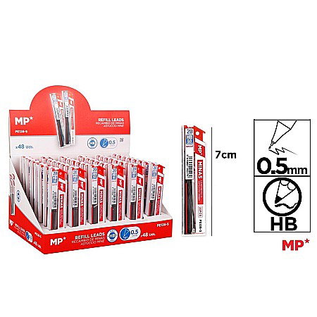 Mine creion mecanic - MINA CREION IPB 0.5MM HB, 20 BUC PE136-S