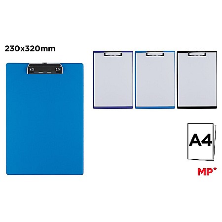 ORGANIZARE SI ARHIVARE - CLIPBOARD SIMPLU IPB A4 ALBASTRU/NEGRU AD/A/N PC125