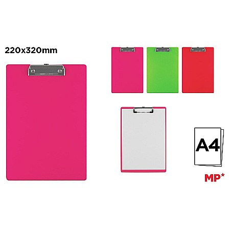Clipboarduri - CLIPBOARD SIMPLU IPB A4 DIVERSE CULORI  PC126