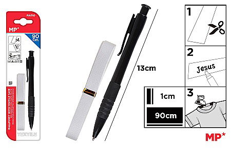 INSTRUMENTE DE SCRIS - PIX CU BANDA TEXTILA TERMOADEZIVA IPB 1*90CM PA010