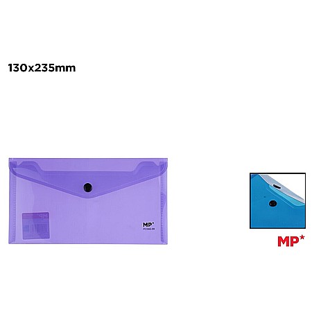 Mape tip plic cu capsa - MAPA PLASTIC IPB DL CU CAPSA VIOLET TRANSPARENT PC548-09