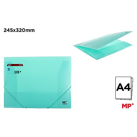 ORGANIZARE SI ARHIVARE - DOSAR PLIC PP A4 IPB CU ELASTIC TURQUOISE PC551-03