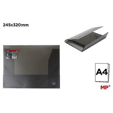 ORGANIZARE SI ARHIVARE - DOSAR PLIC PP A4 IPB CU ELASTIC NEGRU TRANSLUCID PC552-01