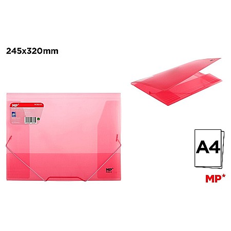 ORGANIZARE SI ARHIVARE - DOSAR PLIC PP A4 IPB CU ELASTIC CORAL TRANSLUCID PC552-12
