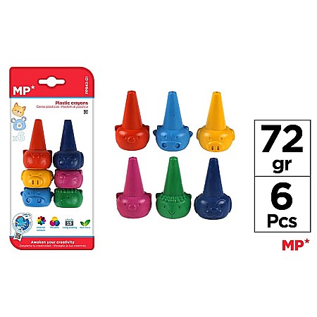 Creioane cerate colorate - CREIOANE CERATE IPB 6/SET FACES PP942-01