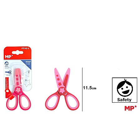 RECHIZITE SCOLARE IPB - FOARFECA COPII IPB 11.5CM PLASTIC ROZ PT142-2
