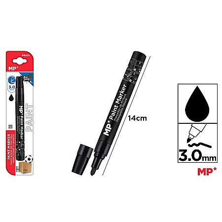 Marker cu vopsea - MARKER VOPSEA IPB 3.0MM NEGRU PE431