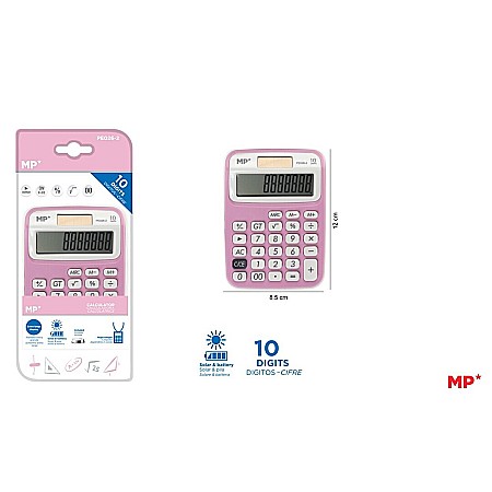 APARATURĂ ȘI PRODUSE DE BIROU - CALCULATOR BIROU IPB 10DIG ROZ PE026-2