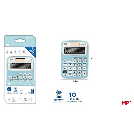 Calculatoare de birou pt studenti - CALCULATOR BIROU IPB 10DIG ALBASTRU PE026-3