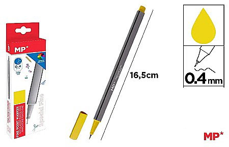INSTRUMENTE DE SCRIS - FINELINER IPB VARF 0.4MM GALBEN PE206AM-S