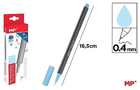 INSTRUMENTE DE SCRIS - FINELINER IPB VARF 0.4MM ALBASTRU AZUR PE206A-S