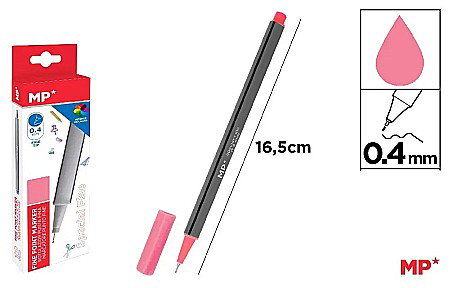 INSTRUMENTE DE SCRIS - FINELINER IPB VARF 0.4MM ROZ PE206RO-S