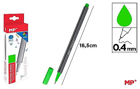 INSTRUMENTE DE SCRIS - FINELINER IPB VARF 0.4MM VERDE MAR PE206VM-S
