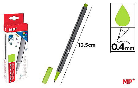 INSTRUMENTE DE SCRIS - FINELINER IPB VARF 0.4MM VERDE PE206V-S