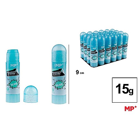 RECHIZITE SCOLARE IPB - LIPICI SOLID IPB GLITTER 15G ALBASTRU AZUR PP006-01