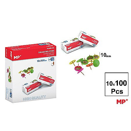 Pioneze - PIONEZE IPB COLOR 10MM 100/SET PA485-03