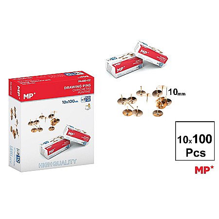 Pioneze - PIONEZE IPB AURII 10MM 100/SET PA485-02