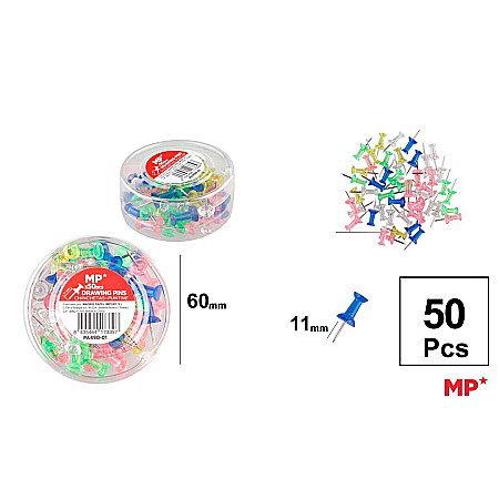 Pioneze - PIONEZE IPB COLOR 11MM 50/SET PA490-01