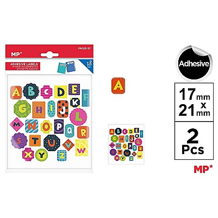 Stickere Decorative - STICKER IPB 17*21MM 2 COLI/SET LITERE PN125-37