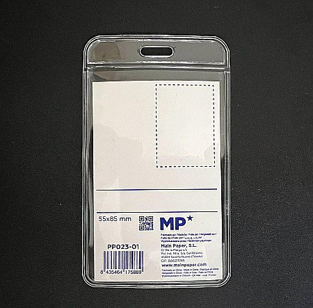 BUZUNAR ECUSON IPB 55*85MM VERTICAL PP TRANSPARENT PP023-01 [1]