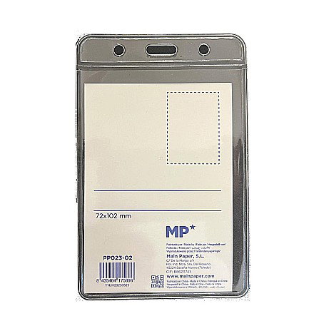 Ecusoane/ coperte documente /accesorii - BUZUNAR ECUSON IPB 72*102MM VERTICAL PP TRANSPARENT PP023-02