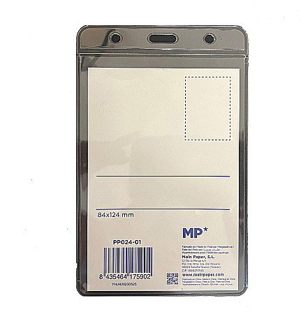Ecusoane/ coperte documente /accesorii - BUZUNAR ECUSON IPB 84*124MM VERTICAL PP TRANSPARENT PP024-01