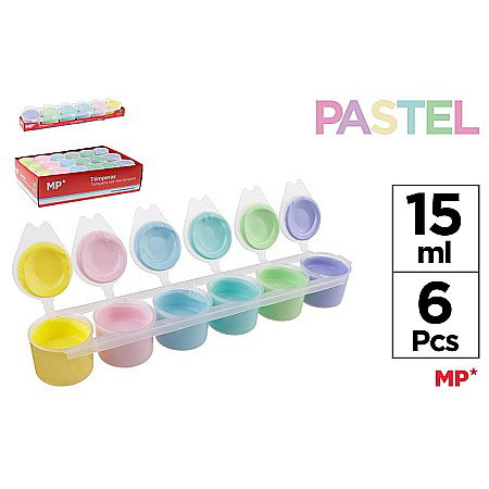 Acuarele Guase - GUASE IPB 15ML*6 CULORI PASTEL PP162-05