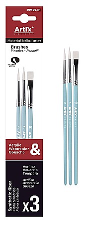 FINE ARTS&GRAPHICS - PENSULE IPB PROFESIONALE 3/SET NR.5,7 ROTUND, NR.10 PLAT PP399-01