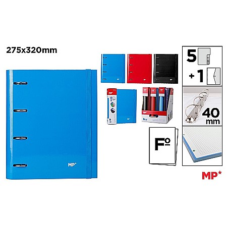 Caiete mecanice A4 - CAIET MECANIC A4 + REZERVA IPB CULORI ASORTATE PC116-01