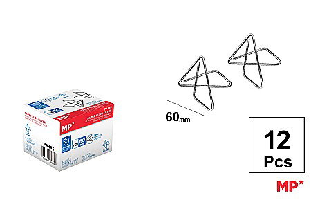 ARTICOLE DE BIROU - CLIPS HARTIE IPB NICHEL 65MM 12/SET PA495