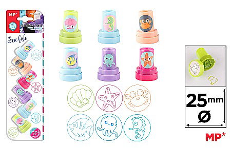 Stampile si Accesorii - STAMPILE IPB 6/SET FANTASY COLOR PM194-21