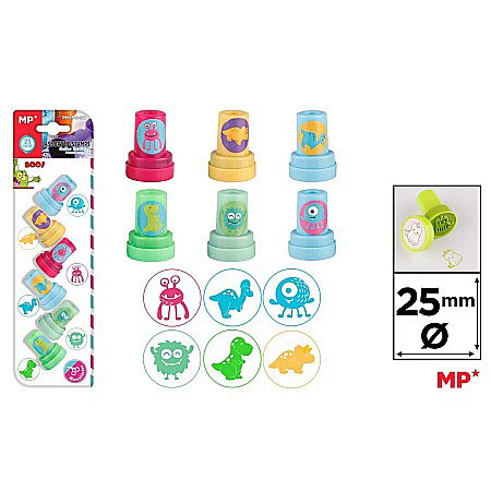 Stampile si Accesorii - STAMPILE IPB 6/SET FANTASY COLOR PM194-30