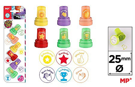 Stampile si Accesorii - STAMPILE IPB 6/SET FANTASY COLOR PM194-32
