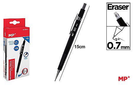 Creioane mecanice - CREION MECANIC IPB 0.7MM NEGRU PE179N-S
