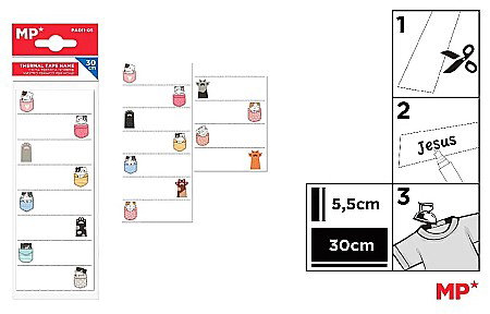 Etichete textile - ETICHETE TEXTILE IPB TERMOADEZIVE FANTASIA ANIMALUTE PA011-05