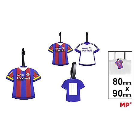 Breloc/ Inel chei, Eticheta bagaje - ETICHETE BAGAJE IPB 80*90MM TRICOU FOTBAL PA361-04