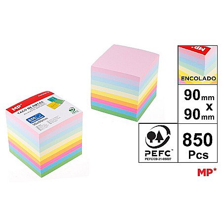 Martisor si 8 Martie - CUB COLOR IPB 90*90MM 850/SET CULORI NEON SI PASTEL PN030N-4