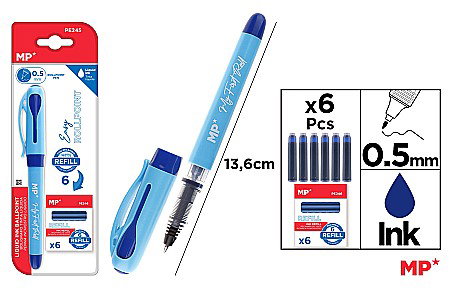 Stilouri si Rollere cu Cerneala - ROLLER IPB ALBASTRU IN BLISTER PE245