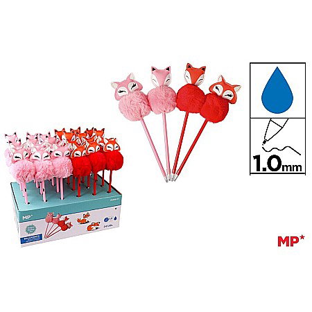 Instrumente pentru scris kids - PIX IPB FANTASY POMPON VULPITE PE258-07