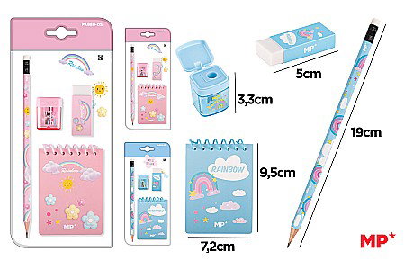 Seturi scolare - SET SCOLAR IPB 4 PIESE PENTRU FETE PA980-05