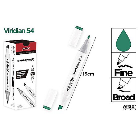 Markere creative 2 capete - ART MARKER IPB 2 CAPETE VERDE PIN 54 PP915-54 n